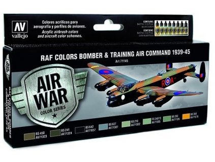 Farby Vallejo RAF Bomber & Training 1939-1945 WW2  8x17 ml