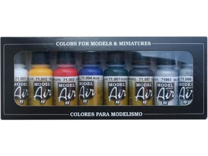 Farby Vallejo Basic colors, 8x17 ml