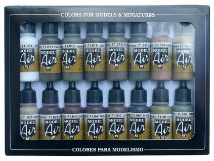 Farby Vallejo sada German Colors WWII, 16x17 ml