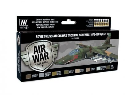 Sada akrylových barev Vallejo Model Air Color - Soviet/Russian Tactical Schemes 1978-1989 (part 2) 8x17ml
