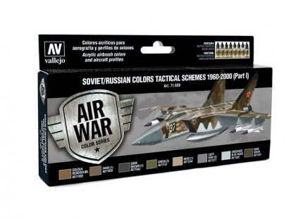 Sada akrylových barev Vallejo Model Air Color - Soviet/Russian Tactical Schemes 1960 - 2000 (part 1) 8x17ml