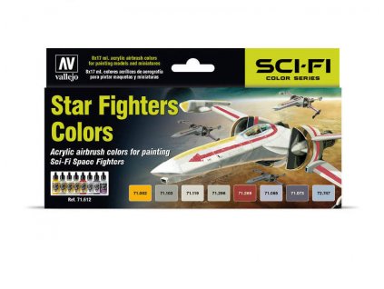 Sada akrylových farieb Vallejo Model Air Color - Star Fighters Colors 8x17ml