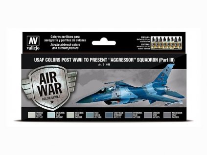 Vallejo Model Air Color Acrylfarben-Set – USAF „Aggressor“ Sqn. Teil 3 (8 x 17 ml)