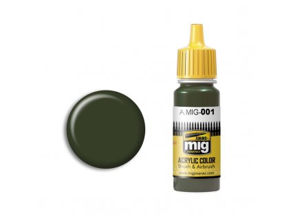 Ammo Acrylfarbe - RAL 6003 Olivgruen OPT.1 17ml