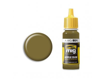 Farba Ammo Acrylic - Dunkel Gelb Dark Base 17ml