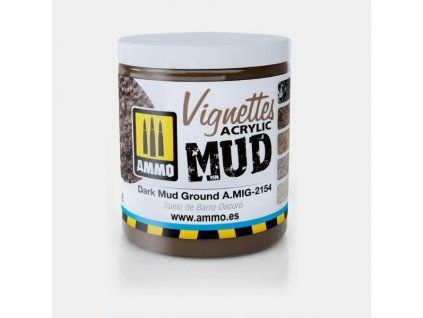 Texturová barva AMMO - Dark Mud Ground 100ml