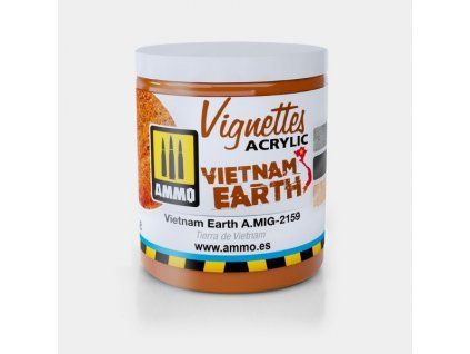 Texturová barva AMMO - Vietnam Earth 100ml