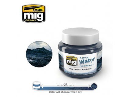 AMMO Acrylic Water Gel - Deep Oceans 250ml