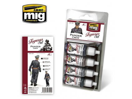 Ammo Figures Acrylfarben-Set - Panzerbesatzung WW2
