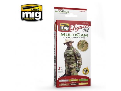 Ammo Figures Acrylfarben-Set – Multicam-Tarnmuster
