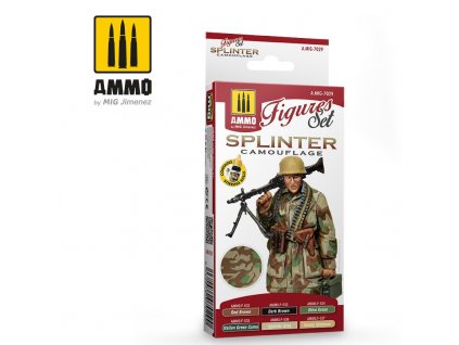 Sada akrylových farieb Ammo Figures - Splinter Camouflage