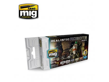 Ammo Acrylfarben-Set – Realistische Roboter-Farben 6 x 17 ml