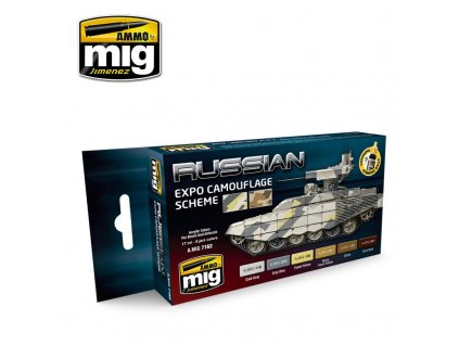 Farby sada MIG Russian Expo Camouflage Scheme
