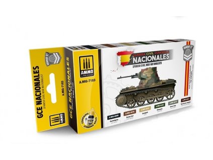 Ammo Acrylic Colors Paint Set - Spanish Civil War: Nationalists Set 6x17ml