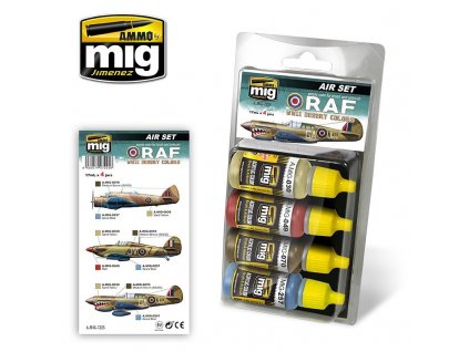Ammo Acrylic Colors Paint Set -  WW2 RAF Desert Colors 4x17ml