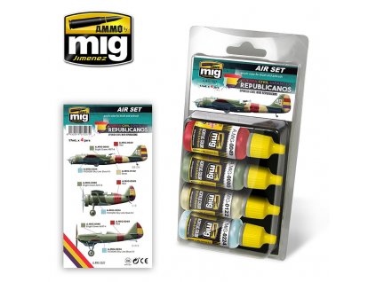 Ammo Acrylic Colors Paint Set -  Spanish Civil War - Republicans 4x17ml