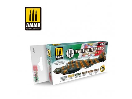 Farby sada MIG Regia Aeronautica Early Paint Set