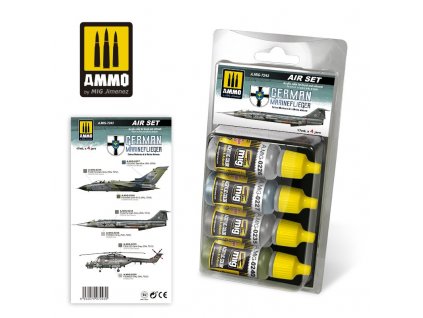 Ammo Acrylfarben-Set – Deutsche Marineflieger (4 x 17 ml)