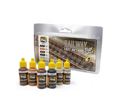 railway fast method paint set