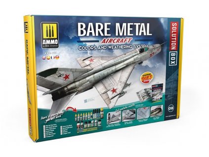 Sada Bare Metal Aircraft Colors and Weathering Solution Box