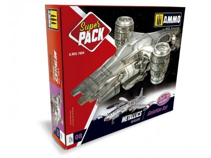 Modeling Paint Set Ammo Super Pack - Metallics