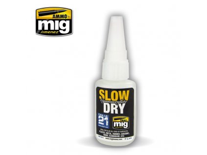 Sekundové lepidlo MIG Slow Dry Cyanoacrylate 21g