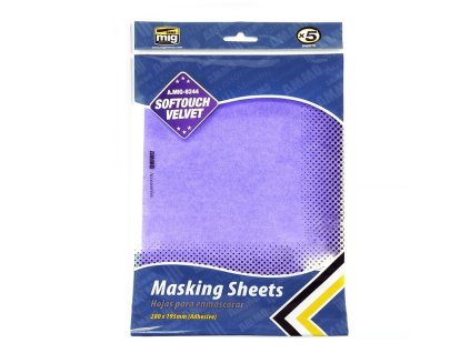 softouch velvet masking sheets x5 sheets 280mm x 195mm adhesive (4)