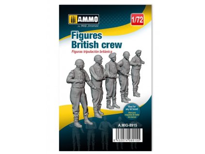 Figures British crew 1/72