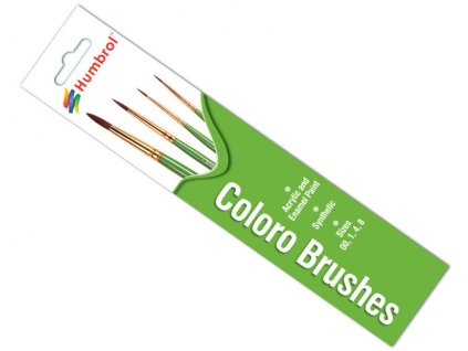 Sada štetcov Humrol Coloro (00, 1, 4, 8)