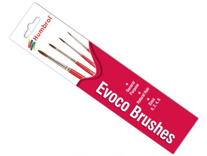 Humbrol Pinselset – EVOCO (0, 2, 4, 6)
