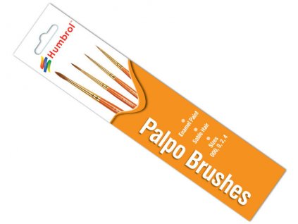 Sada štetcov Humrol Palpo (000, 0, 2, 4)