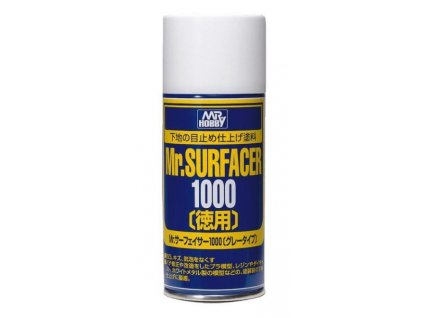 Mr Hobby - Gunze Mr. Surfacer 1000 Spray (large can 170 ml)