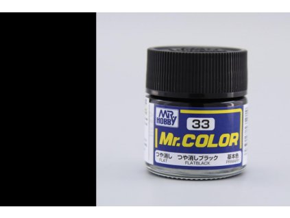 Mr Hobby - Gunze Mr. Color (10 ml) Flat Black