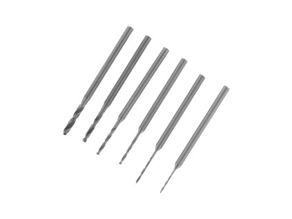 Sada vrtáků se stopkou 2.35mm - 0.6 - 2.0mm 6ks