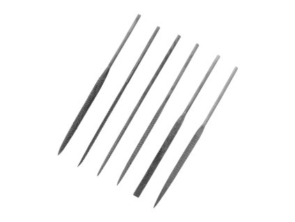 Set of rasps (needle and flat files) 140mm (6 pcs.)