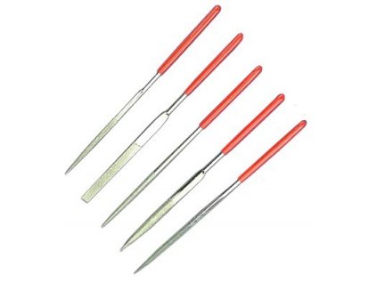 Sada diamantových pilníkov 140mm (5ks)