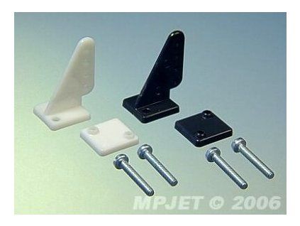 Small control horn short, hole 1,3 mm dia 2pcs