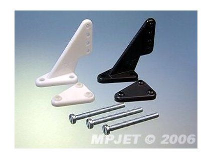 Large control horn, hole 2,5 mm dia 2pcs