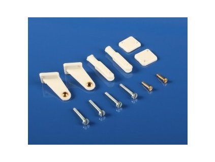 Small control horn short with ball 2pcs white