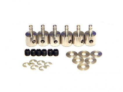 Screw-lock pushrod connect.2mm dia for horns with thickness 3mm 6pcs