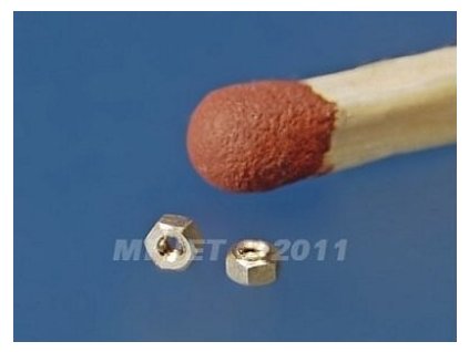 Messing-Blindmutter M1 (10 Stück)