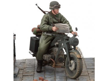 Zündapp KS-750/1 Motorcycle w. Trooper 1/16 stavebnica