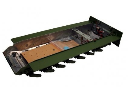 Vaňa kovová komplet pre Leopard 2A6 nafarbená 1/16 HL