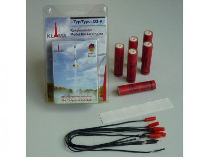 Rocket-Motor Klima D3-P EL UN0432 6 Stück