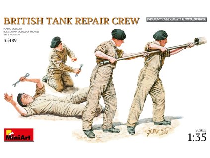 figure set british tank repair crew 4 1 35 MINIART 35489 05