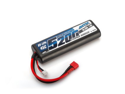 Antix by LRP LiHV Battery 5200mAh/7.6V 45C Stickpack Hardcase T-DEAN
