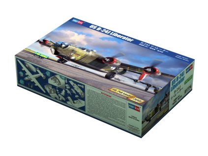 consolidated b 24j liberator 1 48 81744 hobbyboss 035