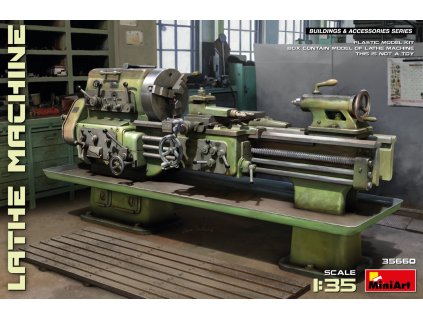 lathe machine 1 35 35660 miniart 08