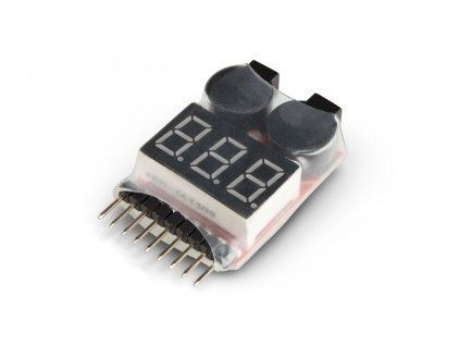 LiPo voltage alarm 2-8S