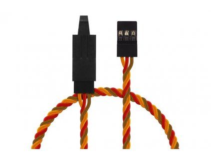 Extension cable JR twisted 90cm with fuse